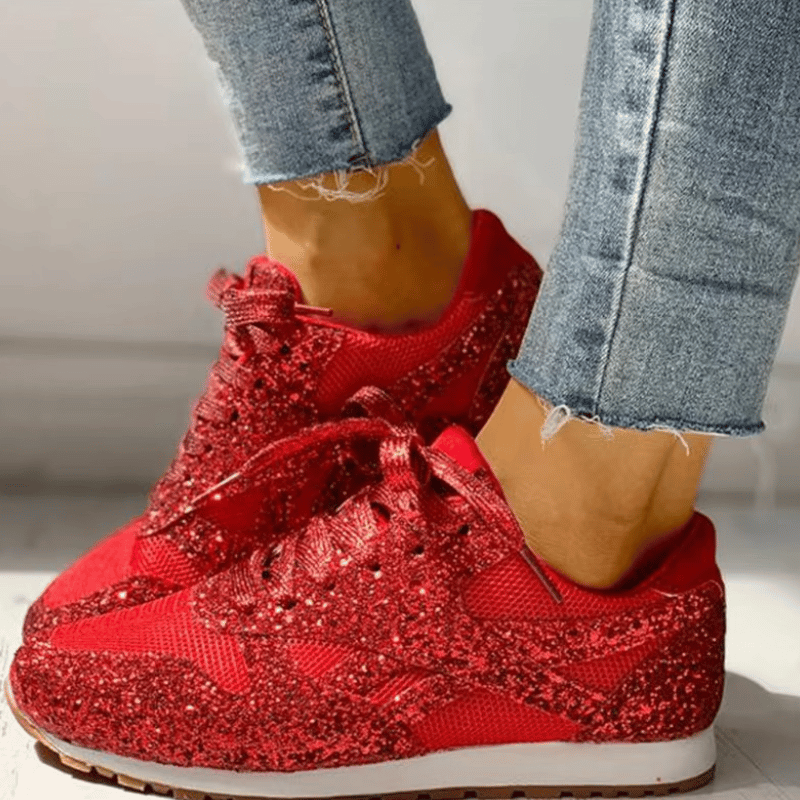 Funkelnde Freizeitschuhe für Frauen