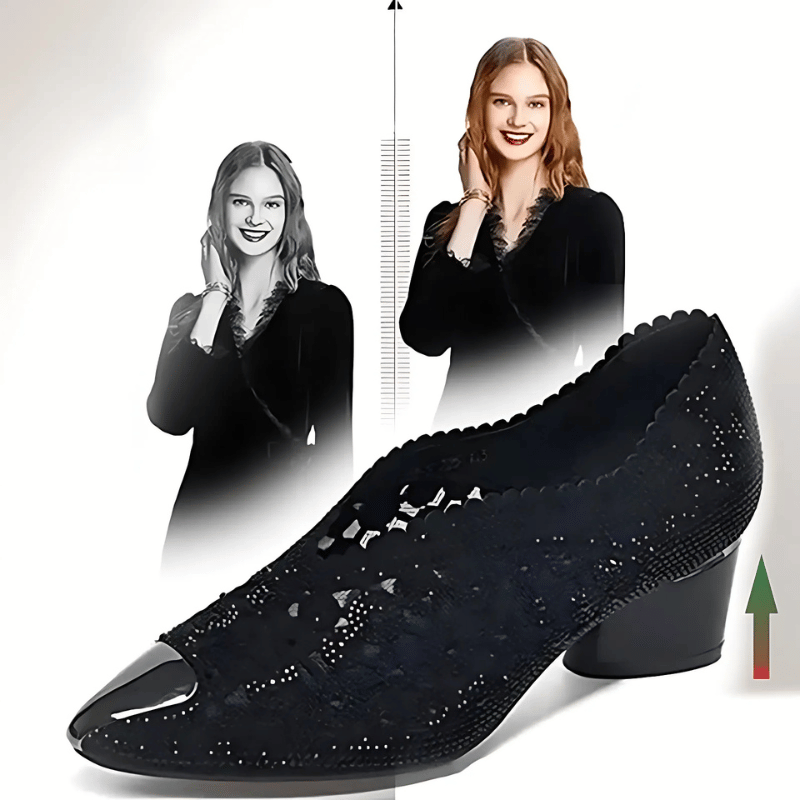 Glitzernde Sommerschuhe für Damen