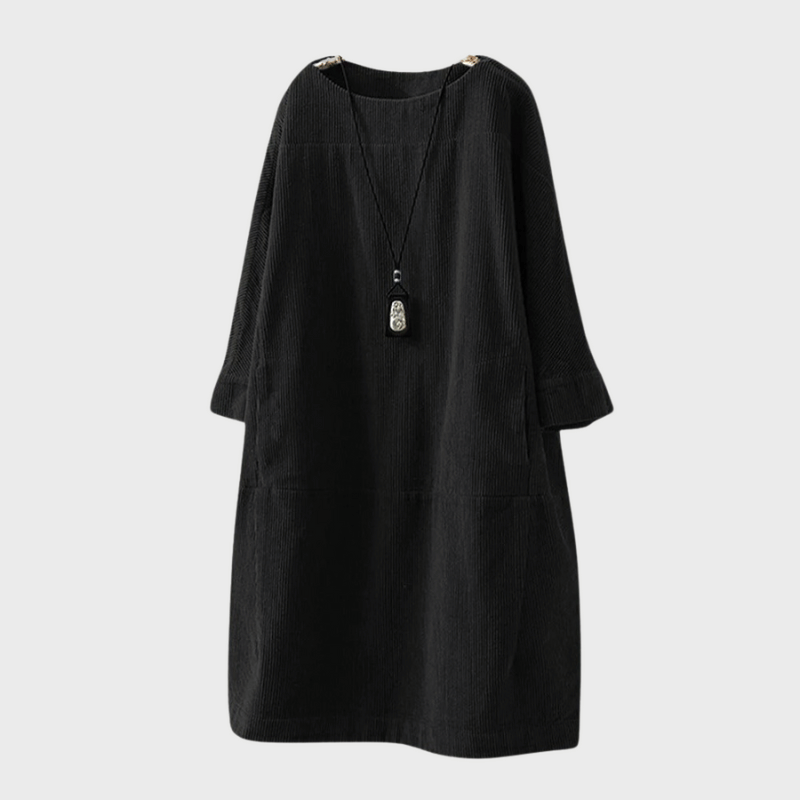 Lockeres Langarmkleid für Damen