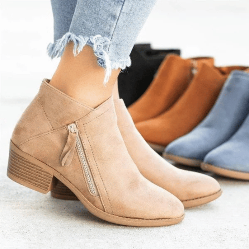 Moderne Damenstiefelette für Komfort