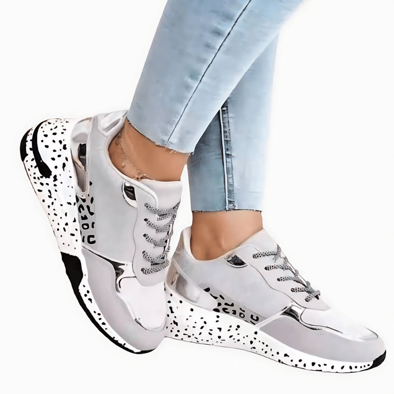 Glänzende Sneakers für Damen