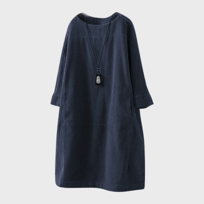 Lockeres Langarmkleid für Damen