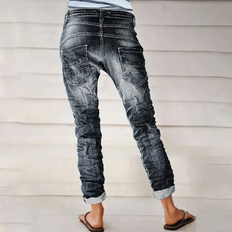 Figurbetonte Dehnbare Hose Für Damen