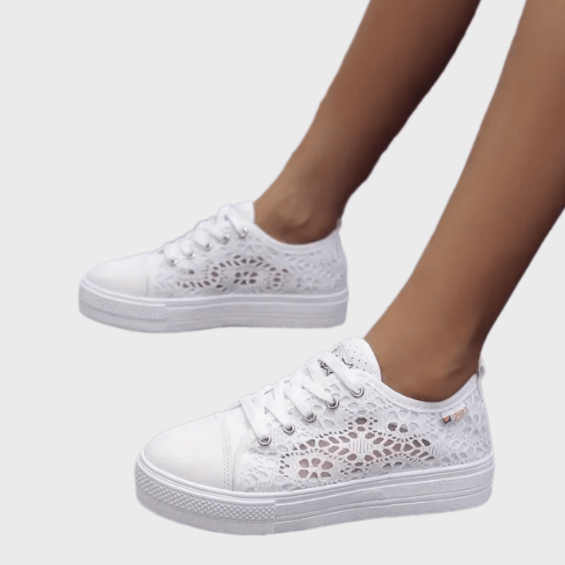 Feminine Sneakers mit Schnürung für Damen