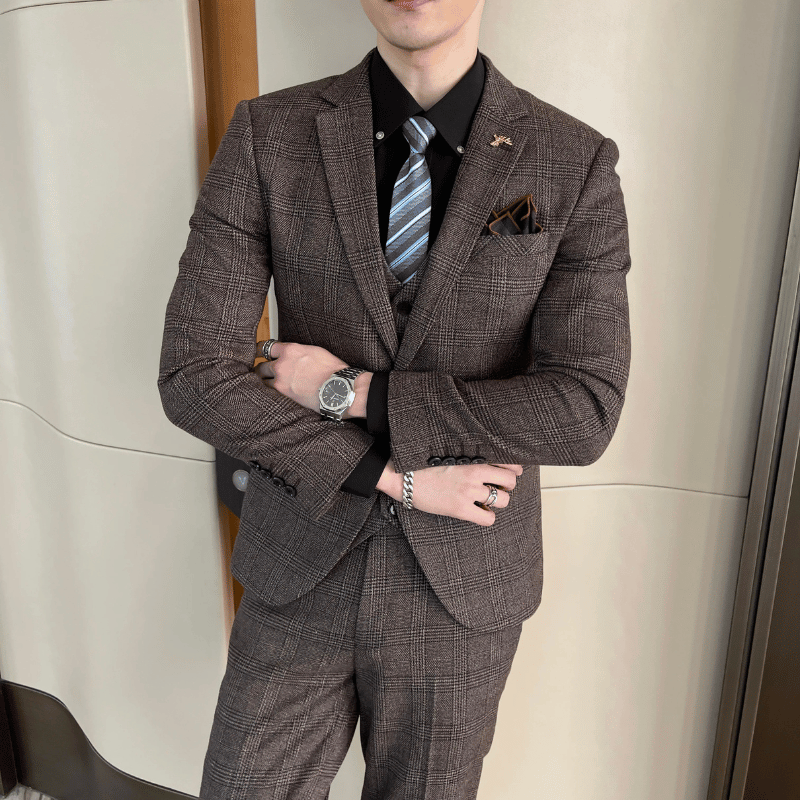 Vielseitiger Business- und Freizeit-Dreiteiler für Herren