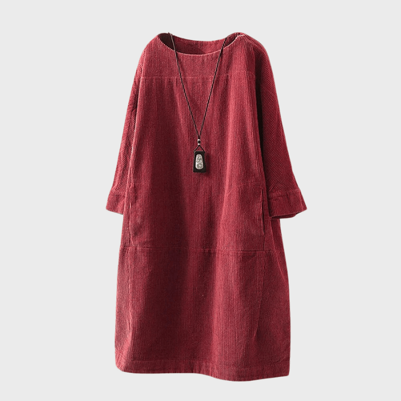 Lockeres Langarmkleid für Damen
