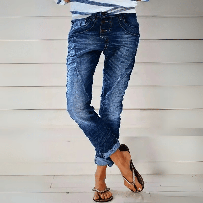 Figurbetonte Dehnbare Hose Für Damen