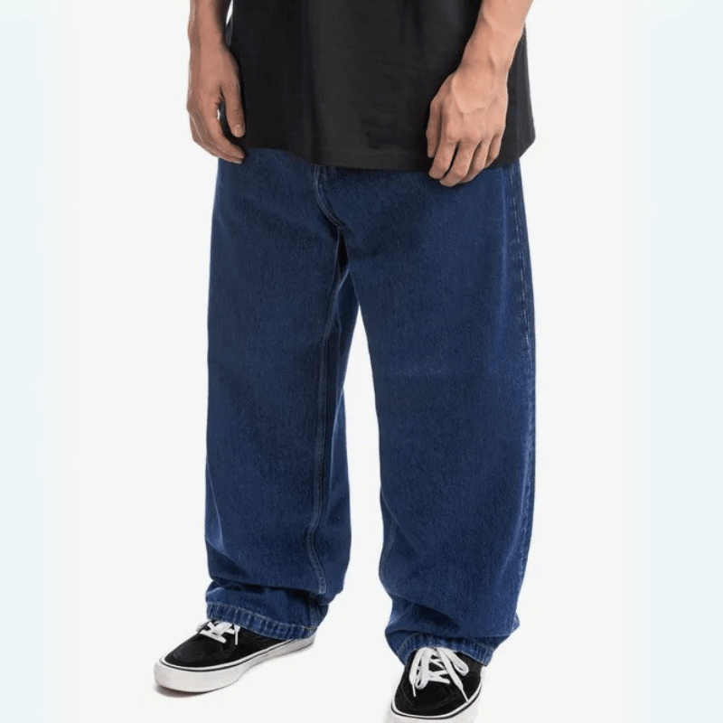 Modische Baggy Denimhosen für Herren im Skater-Stil