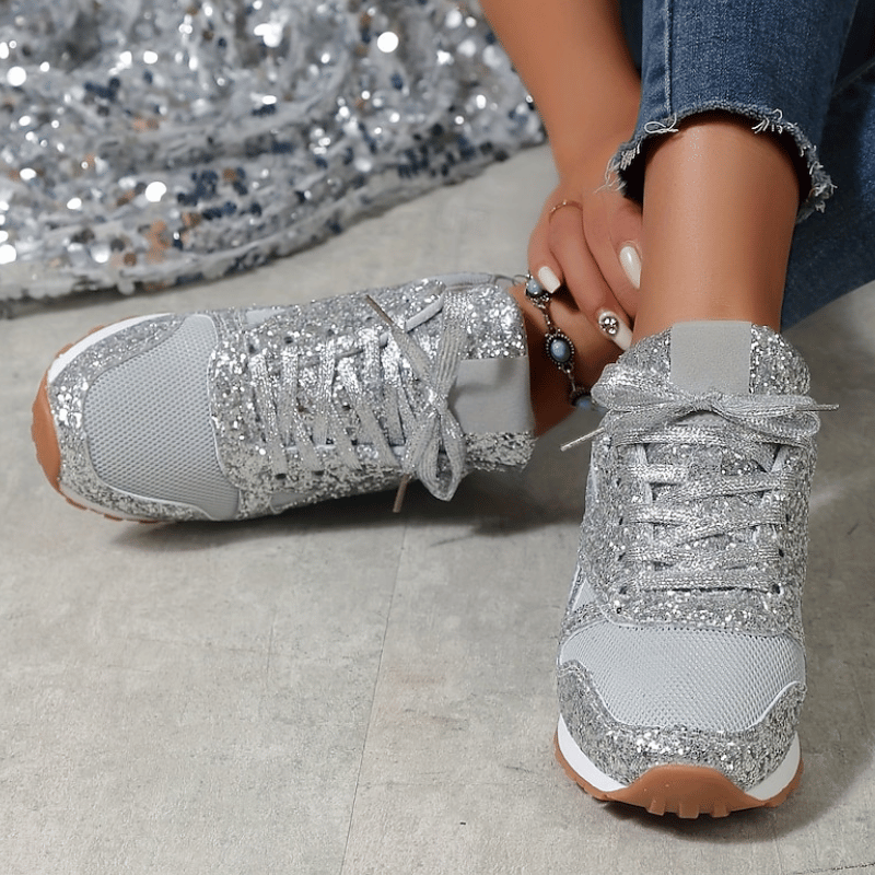 Funkelnde Freizeitschuhe für Frauen