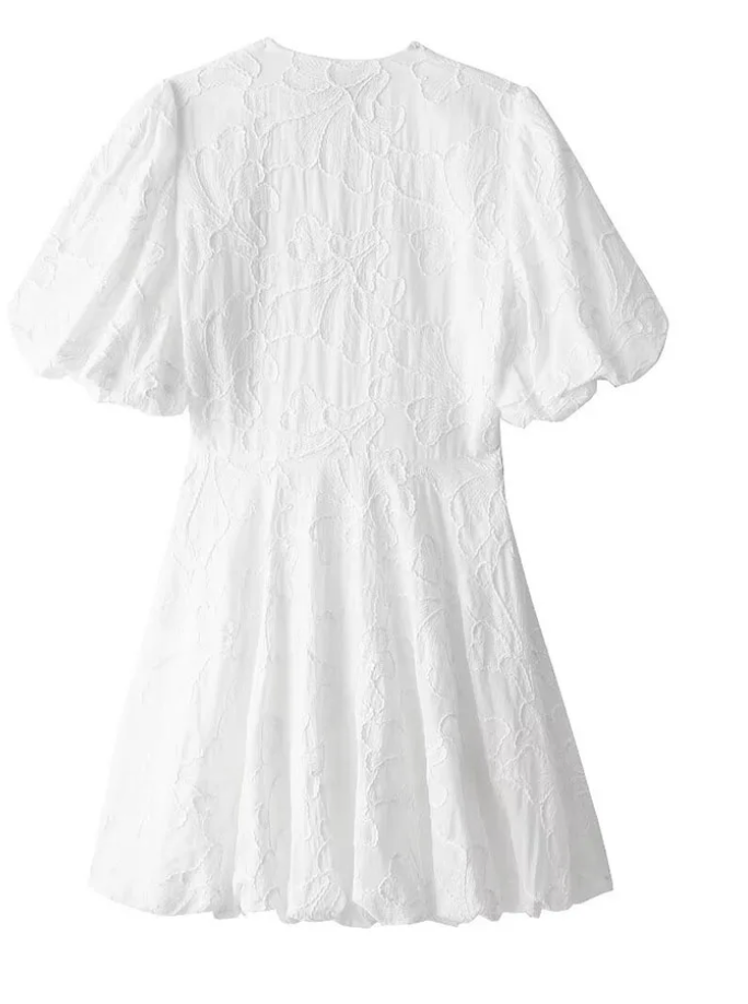 Elegantes weißes Kleid für Damen