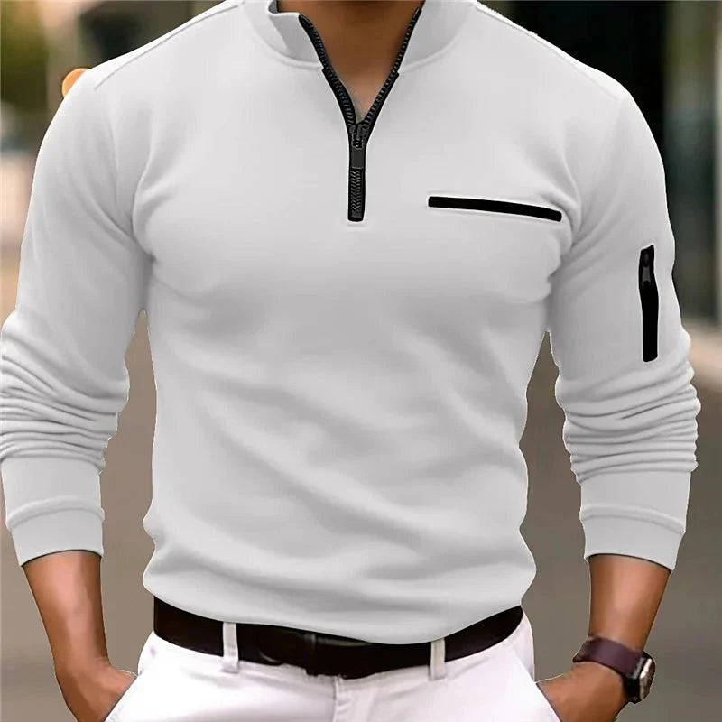 Elegantes Herren Quarter-Zip Sweatshirt