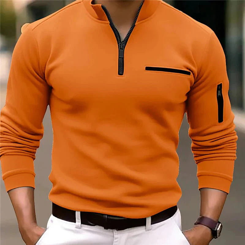 Elegantes Herren Quarter-Zip Sweatshirt