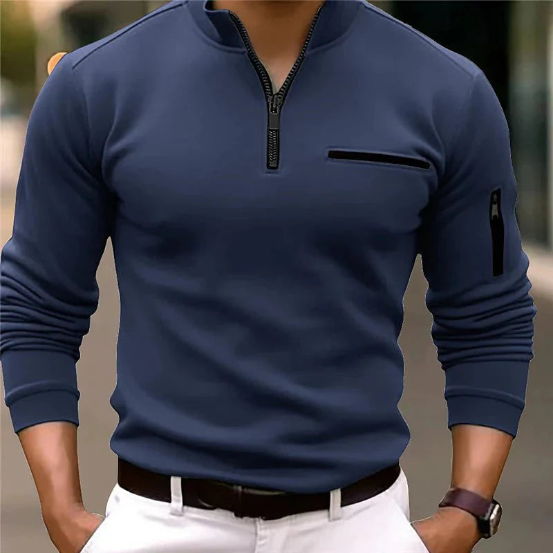Elegantes Herren Quarter-Zip Sweatshirt