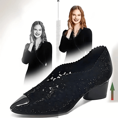 Glitzernde Sommerschuhe für Damen
