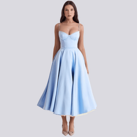 Fließendes stylisches Kleid für Damen