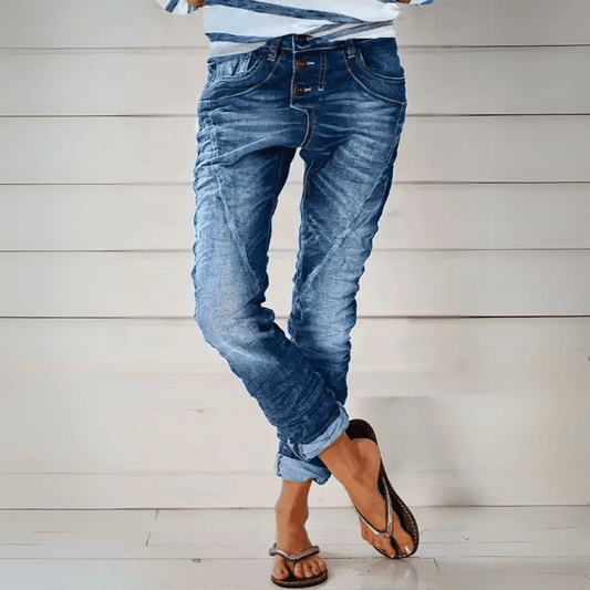 Figurbetonte Dehnbare Hose Für Damen