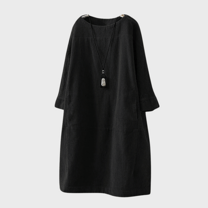 Lockeres Langarmkleid für Damen