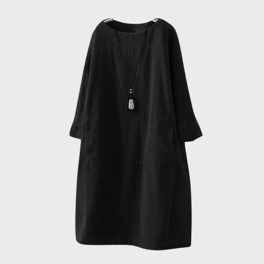 Lockeres Langarmkleid für Damen