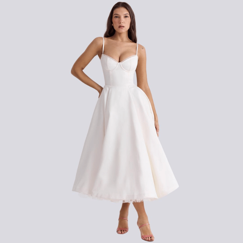 Fließendes stylisches Kleid für Damen