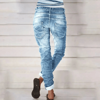 Figurbetonte Dehnbare Hose Für Damen
