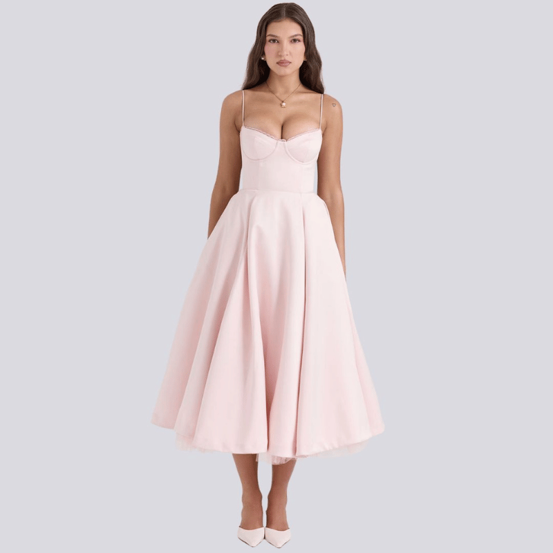 Fließendes stylisches Kleid für Damen