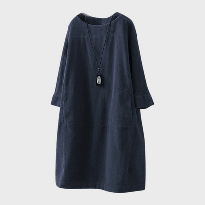 Lockeres Langarmkleid für Damen