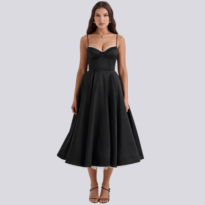 Fließendes stylisches Kleid für Damen