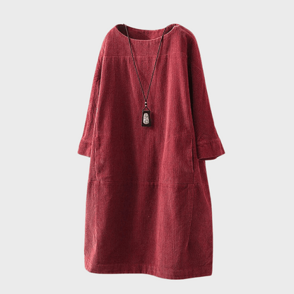 Lockeres Langarmkleid für Damen