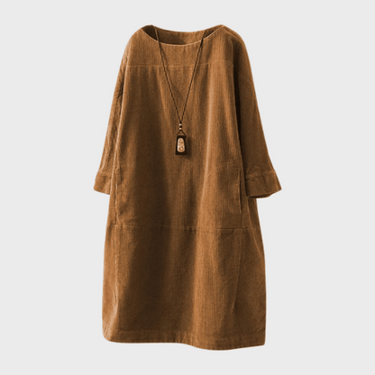 Lockeres Langarmkleid für Damen