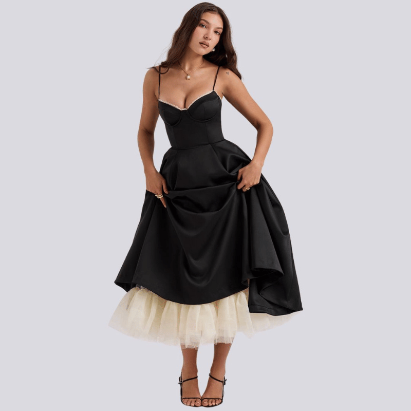 Fließendes stylisches Kleid für Damen