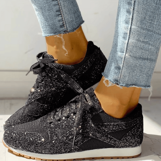 Funkelnde Freizeitschuhe für Frauen