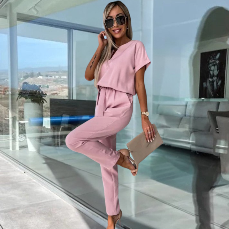 Bequemer Overall mit elastischer Taille für Damen