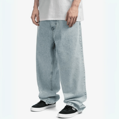 Modische Baggy Denimhosen für Herren im Skater-Stil