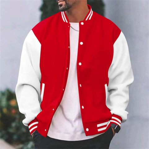 Klassische Varsity-Bomberjacke für Herren