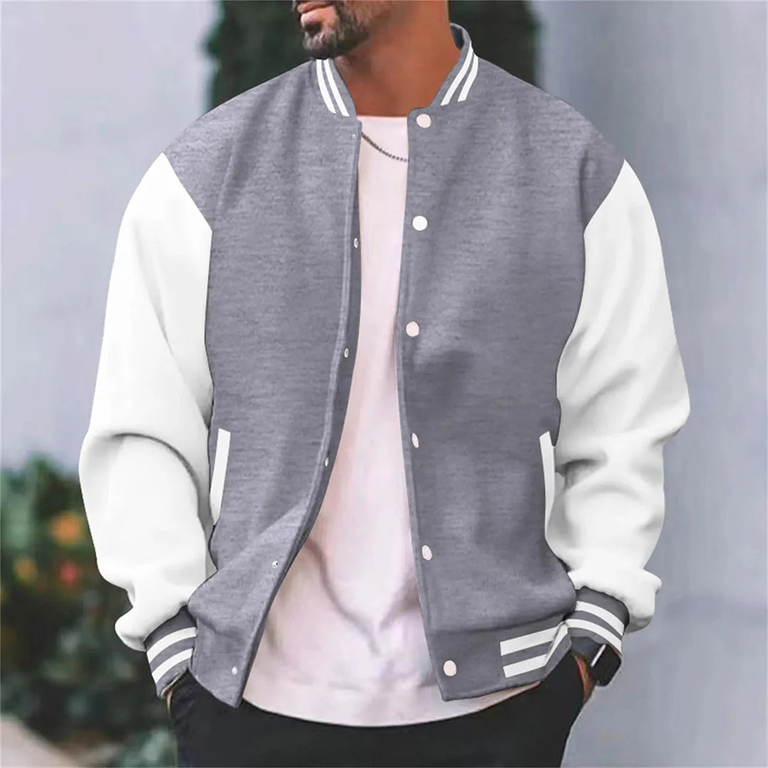 Klassische Varsity-Bomberjacke für Herren