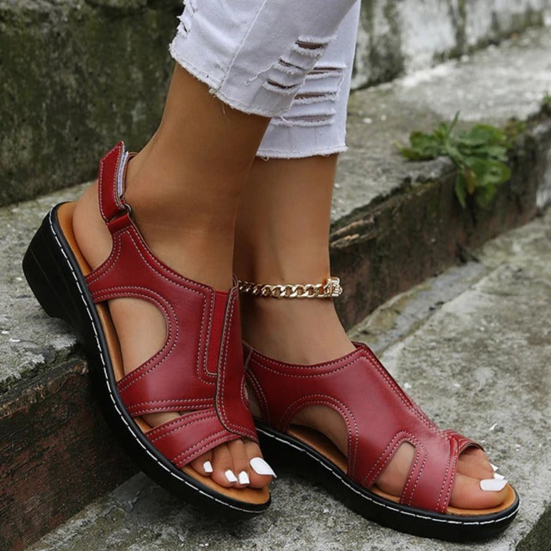 Bequeme Absatzsandalen für Damen