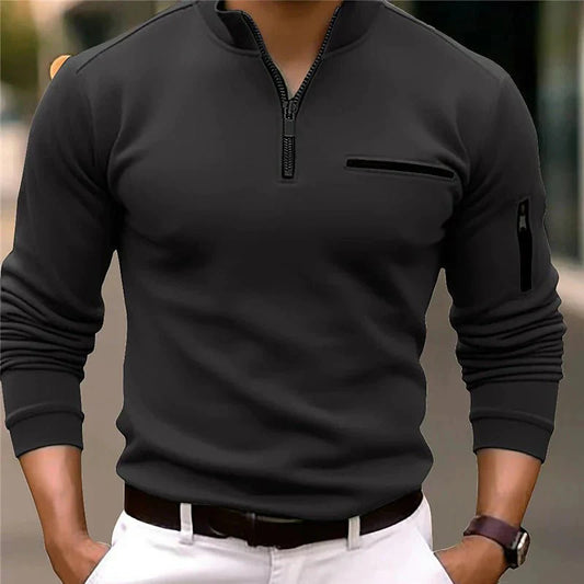 Elegantes Herren Quarter-Zip Sweatshirt
